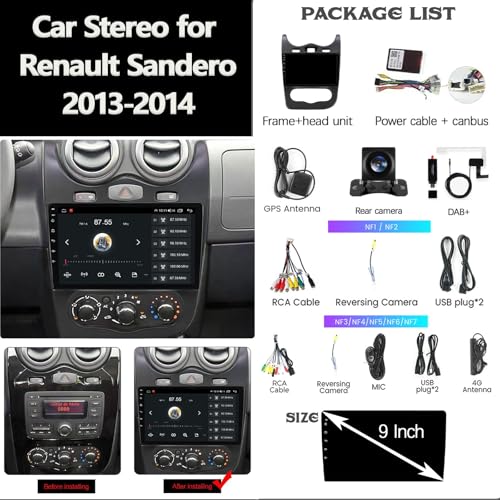Autoradio 4G avec Écran Tactile 9 Pouces Android Auto et DSP Audio - 2