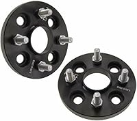 Vista 4 de Espaciadores de rueda centrados de 0.591 in, 4 x 100, compatible con Mini Cooper Clubman John Cooper Works Cooper S y convertible, cubo de 0.591 in