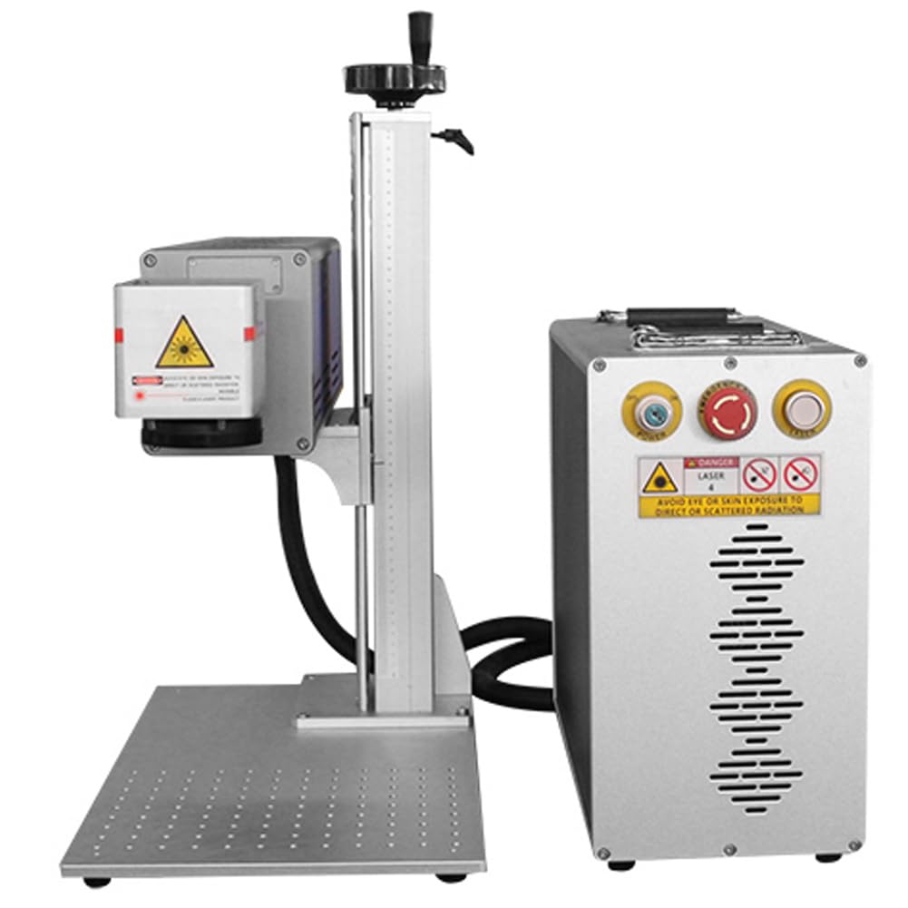 Grabador de Láser CO2 Grabadora Láser Máquina de Grabado de Láser CO2 Láser 10.6um 210x210mm Con Rotación láser Alta precisión 220V para Madera/Plástico/Cuero/Caucho/Papel/Tela etc. (30W Con rotación)