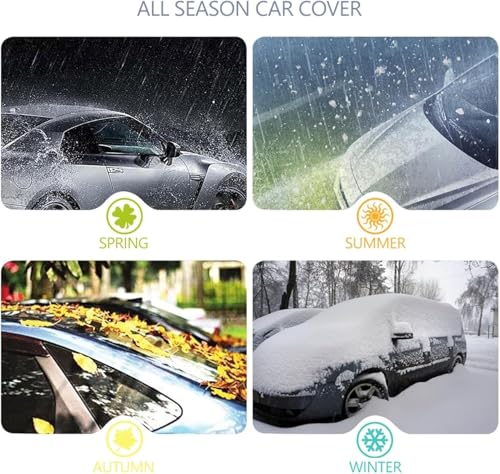 Bâche voiture pour Skoda Kodiaq 2024-2026 : protection extérieure épaisse anti-pluie toutes saisons - 7