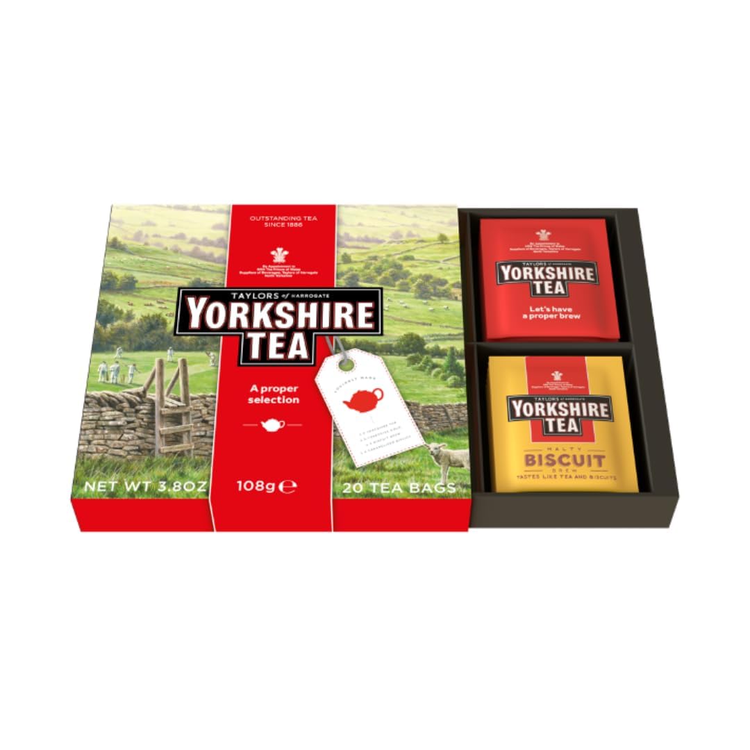 Amazon.com : Yorkshire Tea Assorted Teas Sampler, Variety Gift Box