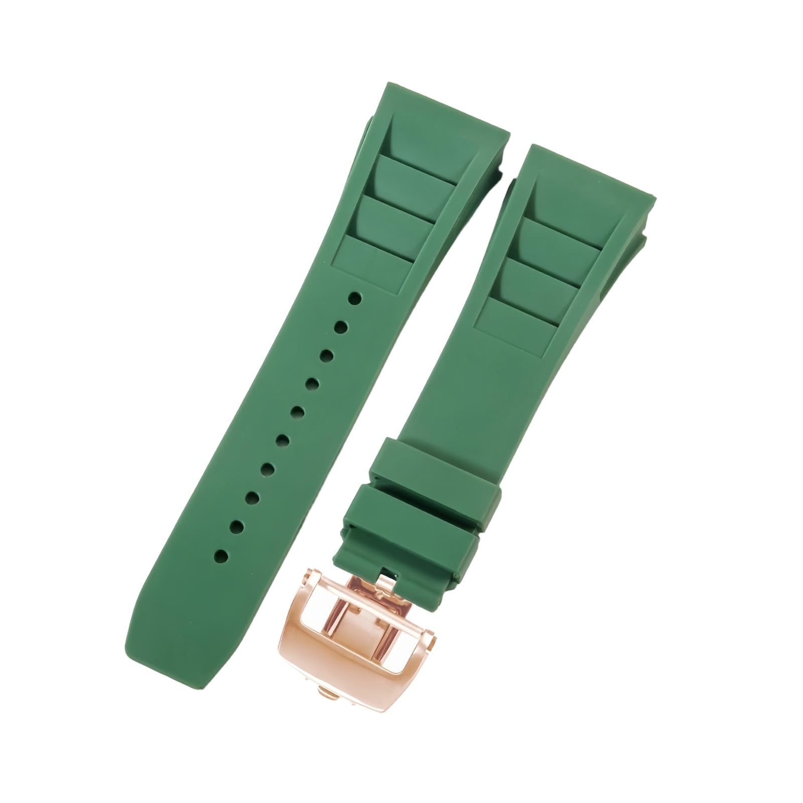 25mm Wodoodporny Silikonowa Bransoleta Żegarka Rękowego Miękki Gumowy Pasek Zegarka dla RICHARD MILLE RM11-03