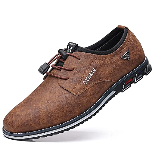 Image of COSIDRAM Mens Business Dress Shoes Casual Slip-on Comfort Walking Shoes