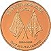 Battle of Gettysburg Civil War Commemorative 1 oz Pure .999 Copper Round Bullion Coin in Capsule - COA by Heavenly Metals