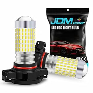 JDM ASTAR Bright White 144-EX Chipsets 5202 5201 LED Fog Light Bulbs with Projector