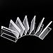 Airgoesin 20pcs Acrylic Sign Display Holder Price Name Card Label Slant Back Tag Stand 9cmx6cm