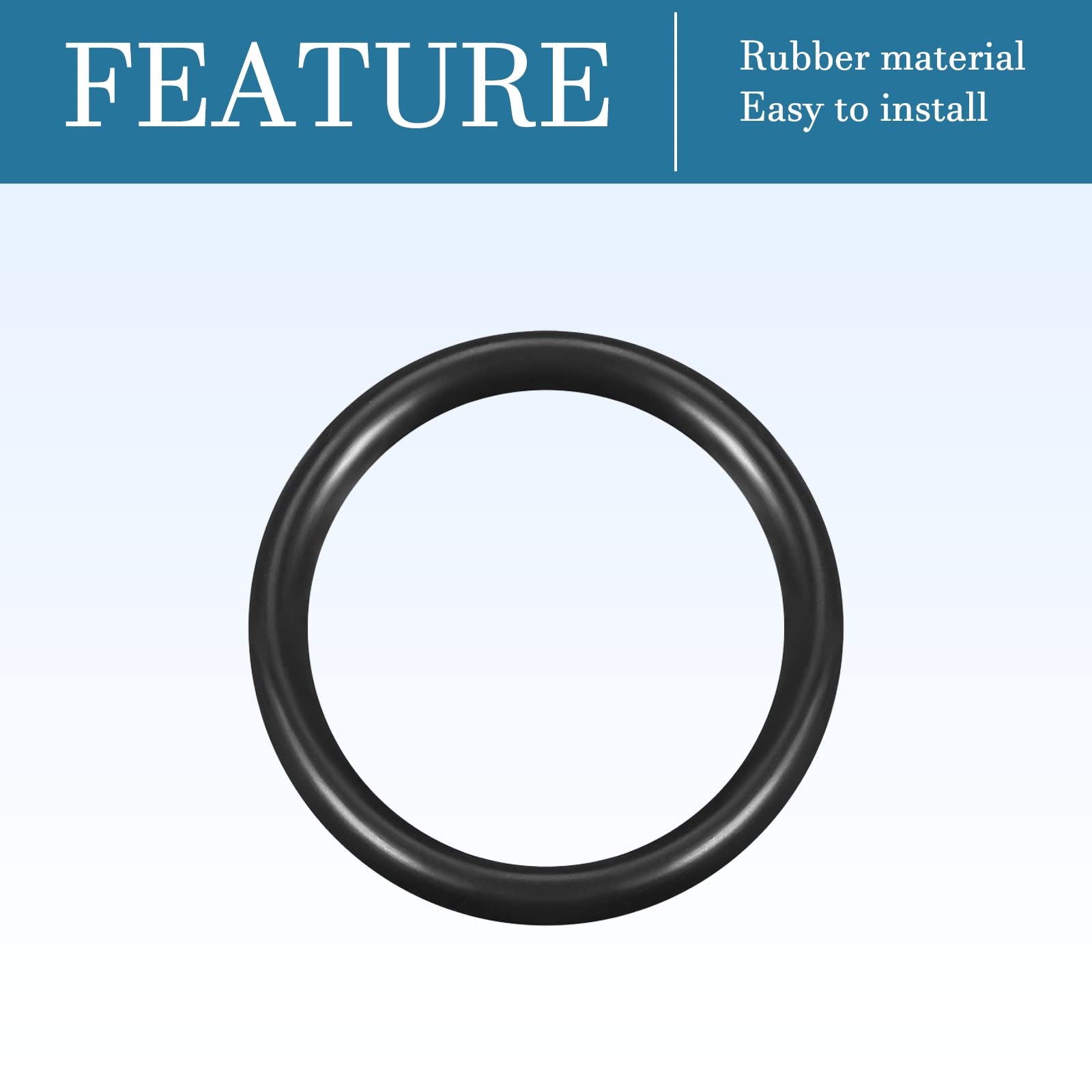 QUARKZMAN 50 Anelli O-Ring In Gomma Nitrilica – 14 Mm Esterno, 10 Mm Interno, 2 Mm Spessore, Per Riparazioni Idrauliche E Auto