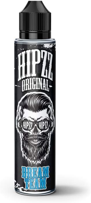 Hipzz Original Premium E Liquid 100ml 0mg 70/30 VGPG Vape Juice Exotic Flavours - Shake and Vape Premix - Dream Team (Strawberry, Rasbery, Lemon, Icemint)