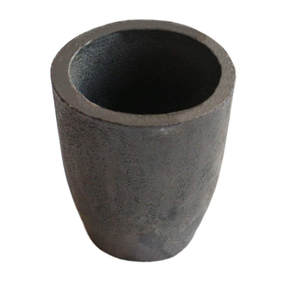 OTOOLWORLD 3KG Clay Graphite Crucible Foundry Cup Furnace Torch Melting Casting Refining Gold Silver Copper Brass Aluminum Lead Zinc and Alloys