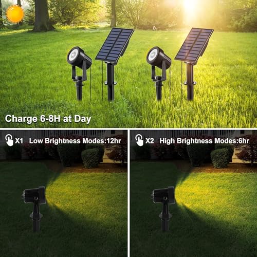 NATPOW Solar Spotlights Outdoor - Image 3