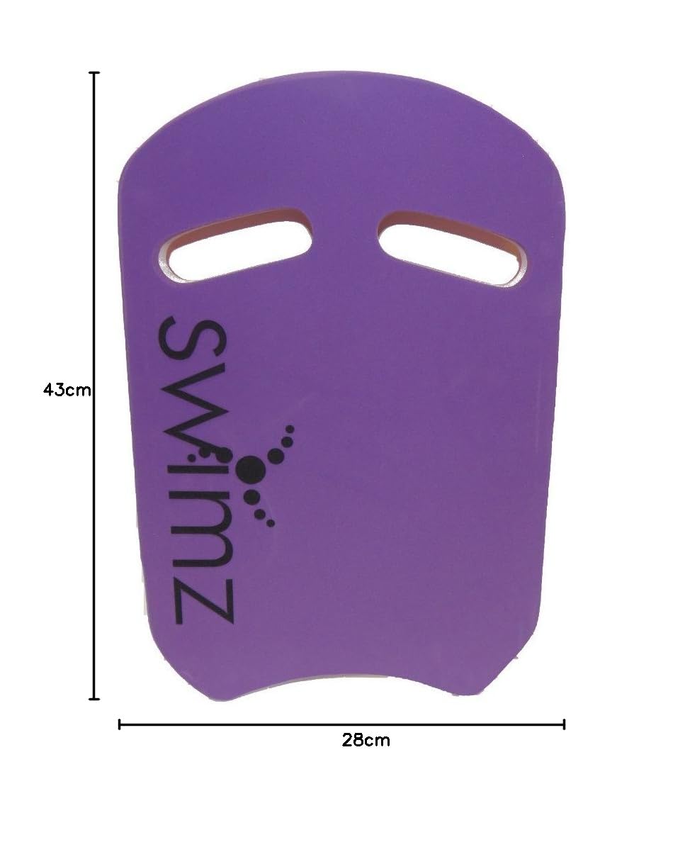 Kickboard Swimz Club - Planche De Natation Violet/blanc/rose Pour Ados Et Adultes