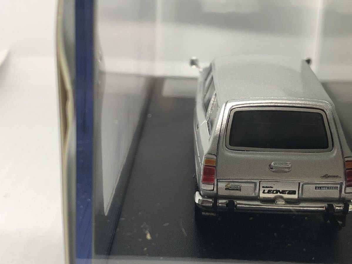 Amazon | SUBARU LEONE Estate Van 4WD 1972 シルバー 1/43【スバル
