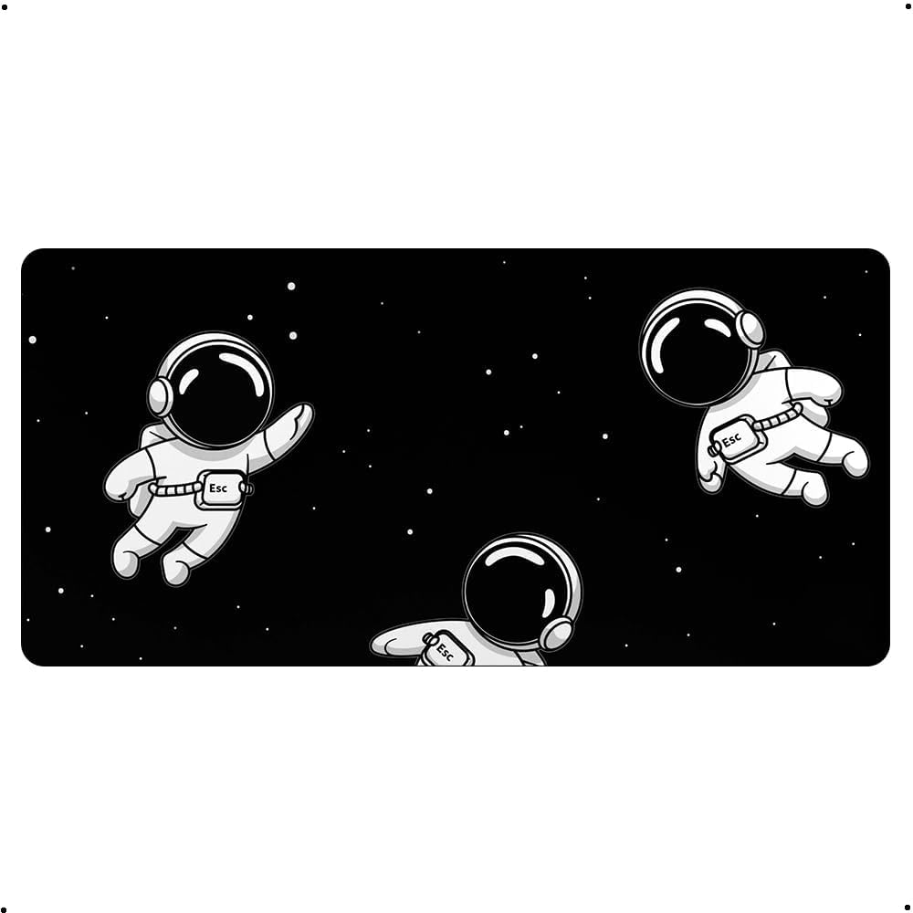 X Spring Gaming Mouse Pad, 39.4 x 19.7 Inch, Fabric & Rubber, Non-Slip, Washable, For Gaming