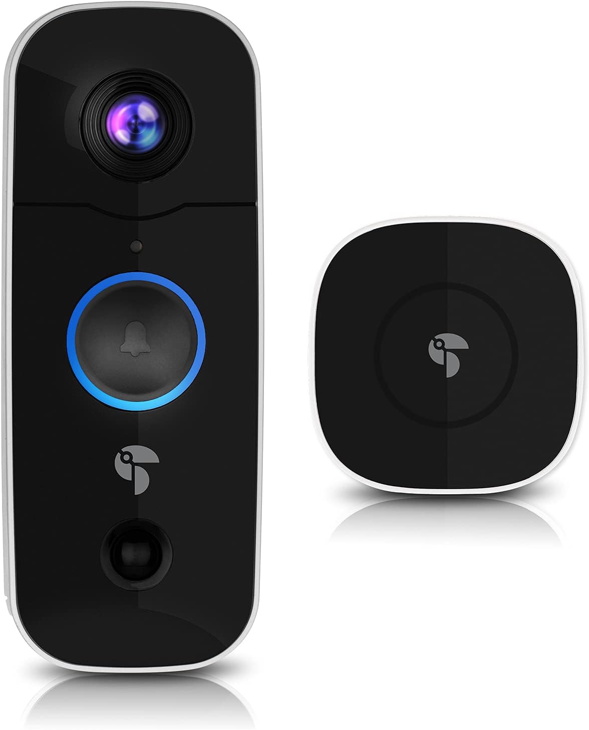 Toucan Wireless Waterproof Night Vision 180 Degree Full HD Video Doorbell, Works with Alexa