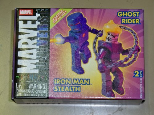 MarvelMINIMATE STEALTH IRON MAN VARIANT GHOST RIDER