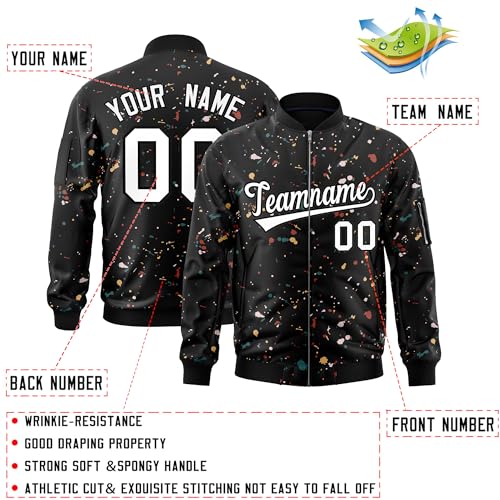KXK Custom Bomber Jacket Lightweight Varsity Baseball Jackets Personalized Stitched Letters Logo for Men Women Youth3
