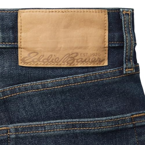 Eddie Bauer Men’s Regular Fit Two-Way Stretch Jean (Dark Blue, 30W x 29L)4