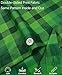 KYKU Men's Plaid Shirt Casual Regular Fit Long Sleeve Button Up Shirt Men with Pocket Green L