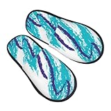 Pantuflas De Casa Aurora Boreal Pantuflas De Invierno Ligeras Antideslizantes Zapatos De Casa Para Otoño Hotel Interior L