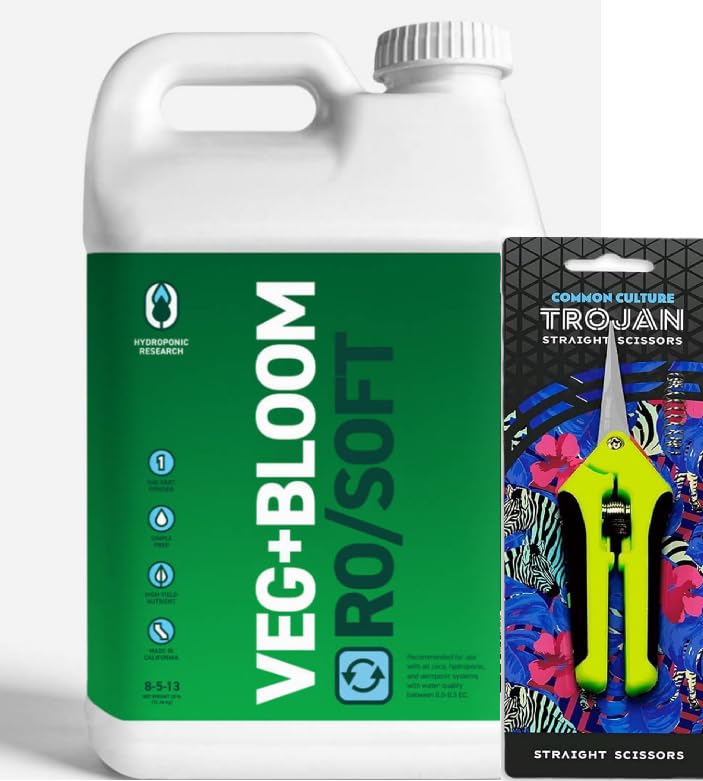 Veg + Bloom RO/Soft Base, 25lbs with Common Culture Trimming Scissors