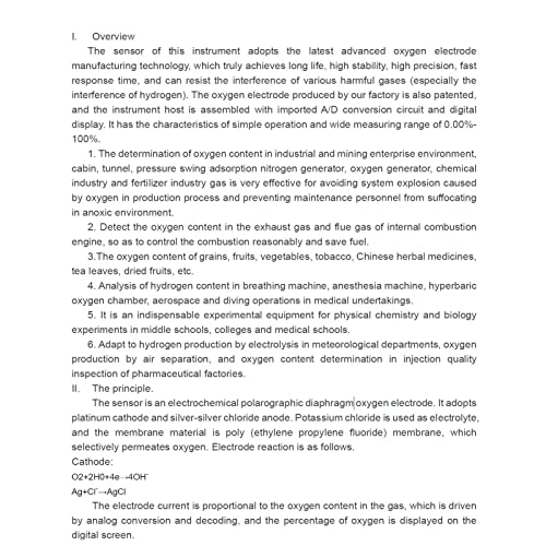 Gerneric Portable Oxygen Concentration Content Tester #TOP5