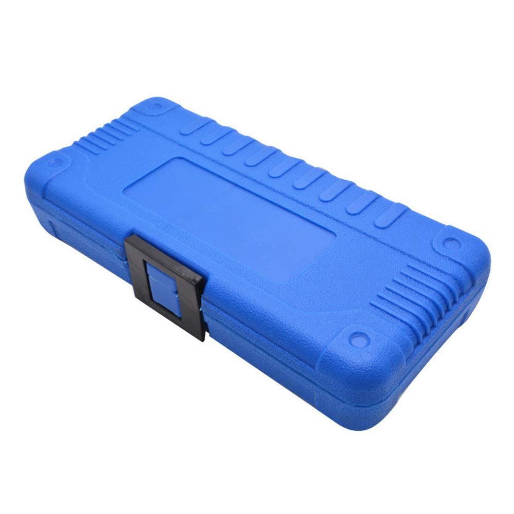 Calidaka - Kit de reparación de bujías de acero al carbono, herramientas de reparación de roscas M14 x 1.25 pulgadas con estuche portátil