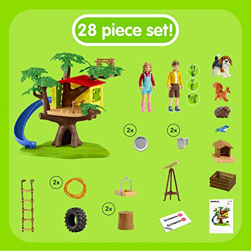 SCHLEICH 42408 Farm World Spielset - Abenteuer Baumhaus, Spielzeug ab 3 Jahren & 42502 Farm World Spielset - Tierarzt… – Bild 5