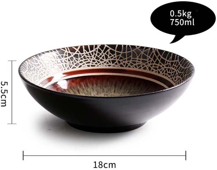 Creative Ceramic Tableware, European Bowl Set, Retro Western Dish Home Cooking Dish Shallow Bowl Soup