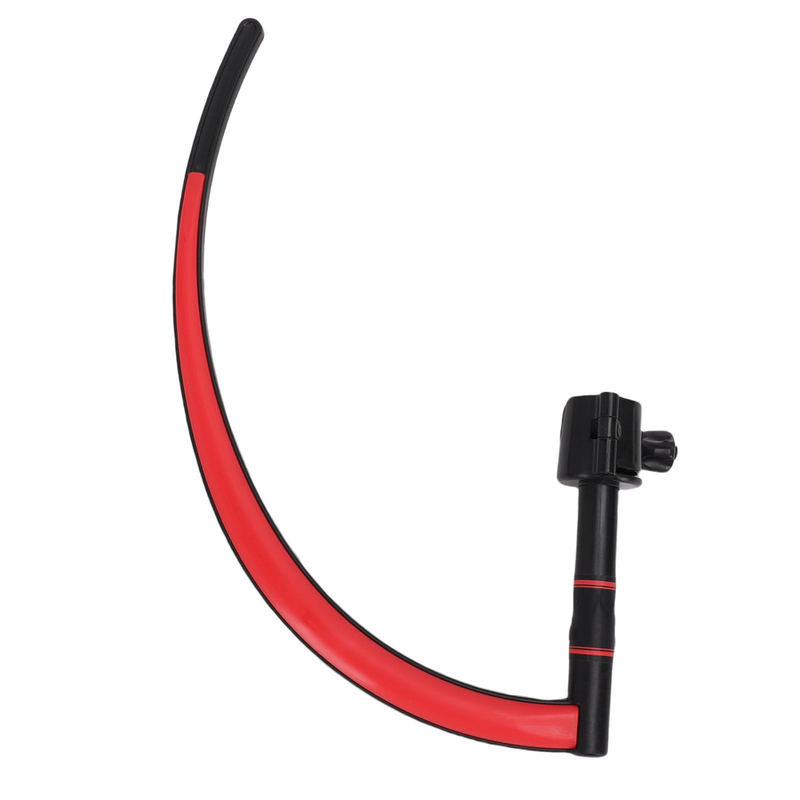 Alomejor Golf Swing Trainer, Rubber Swing Aid with Adjustable Grip & Dual Colour Visual Guide for Improved Swing Angle 10.24x7.48x1.97in (Black)