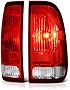 VIPMOTOZ Red Lens OE-Style Tail Light Lamp Assembly For 1997-2003 Ford F150 & 1999-2007 F250 F350 Superduty Pickup Truck, Driver & Passenger Side