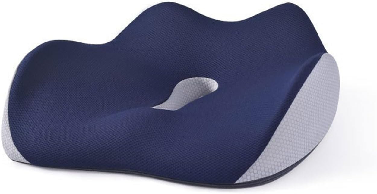 Serene Sitz Cushion, Serenesitz Orthopedic Seat Cushion & Pillow for Office, Home (Navy)