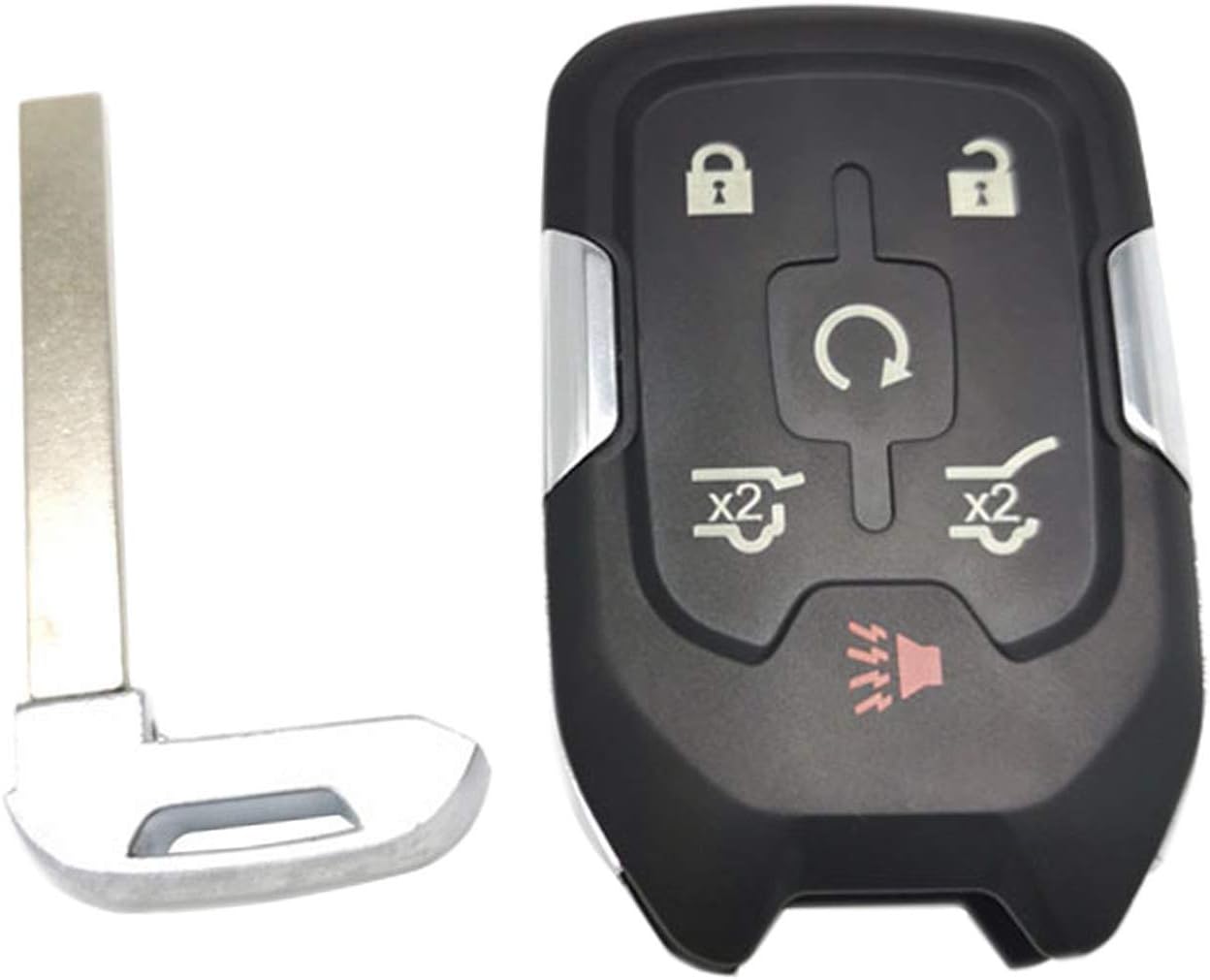 Smart Key Fob for 2015-2020 Chevy Suburban/Tahoe/GMC Yukon + Yukon XL 315MHz Keyless Entry Remote Key Fob HYQ1AA (with Chip, 6 Button)