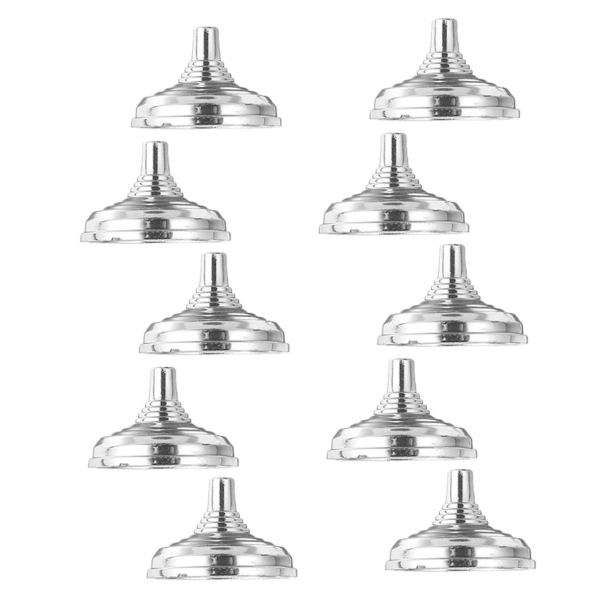 VICASKY 5 Set Supporti Per Bandiere Piccole Base Rotonda Placcata Per Decorazioni Ufficio E Sala Conferenze Facili Usare E 10 Pezzi*5