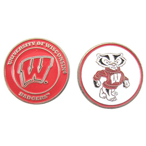 Metalback Golf Ball Marker - NCAA - Wisconsin Badgers