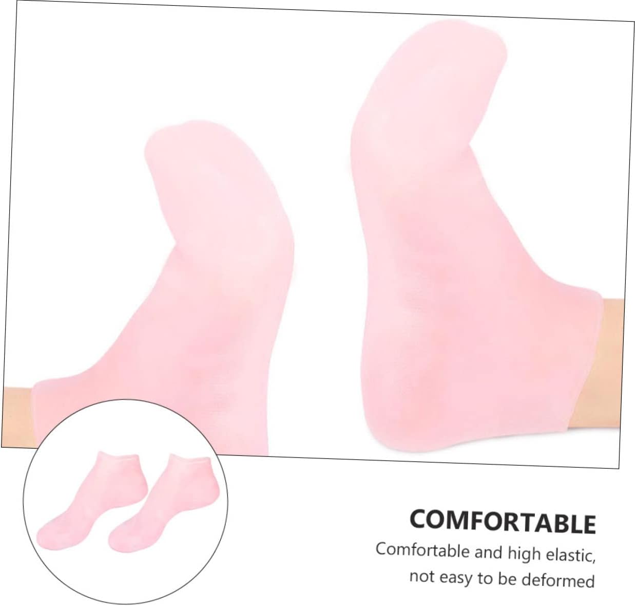 Ipetboom 1 Set Exfoliating Moisturizing Foot Gloves Remover Socks for Dry Unisex Size Fits Most