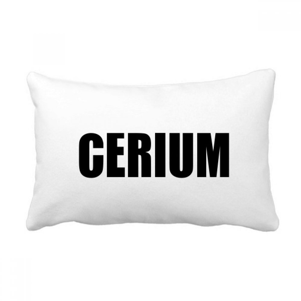 Coussin chimie Cérium cadeau original pour passionné de science et enseignant 40x60 cm
