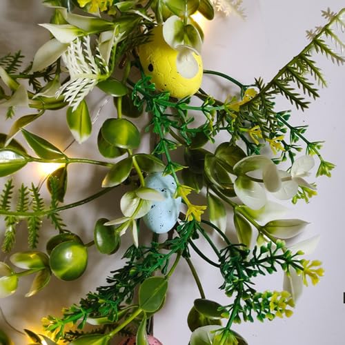 Couronne de Pâques et feuillage entrelacé pour une table de fête chaleureuse - 5