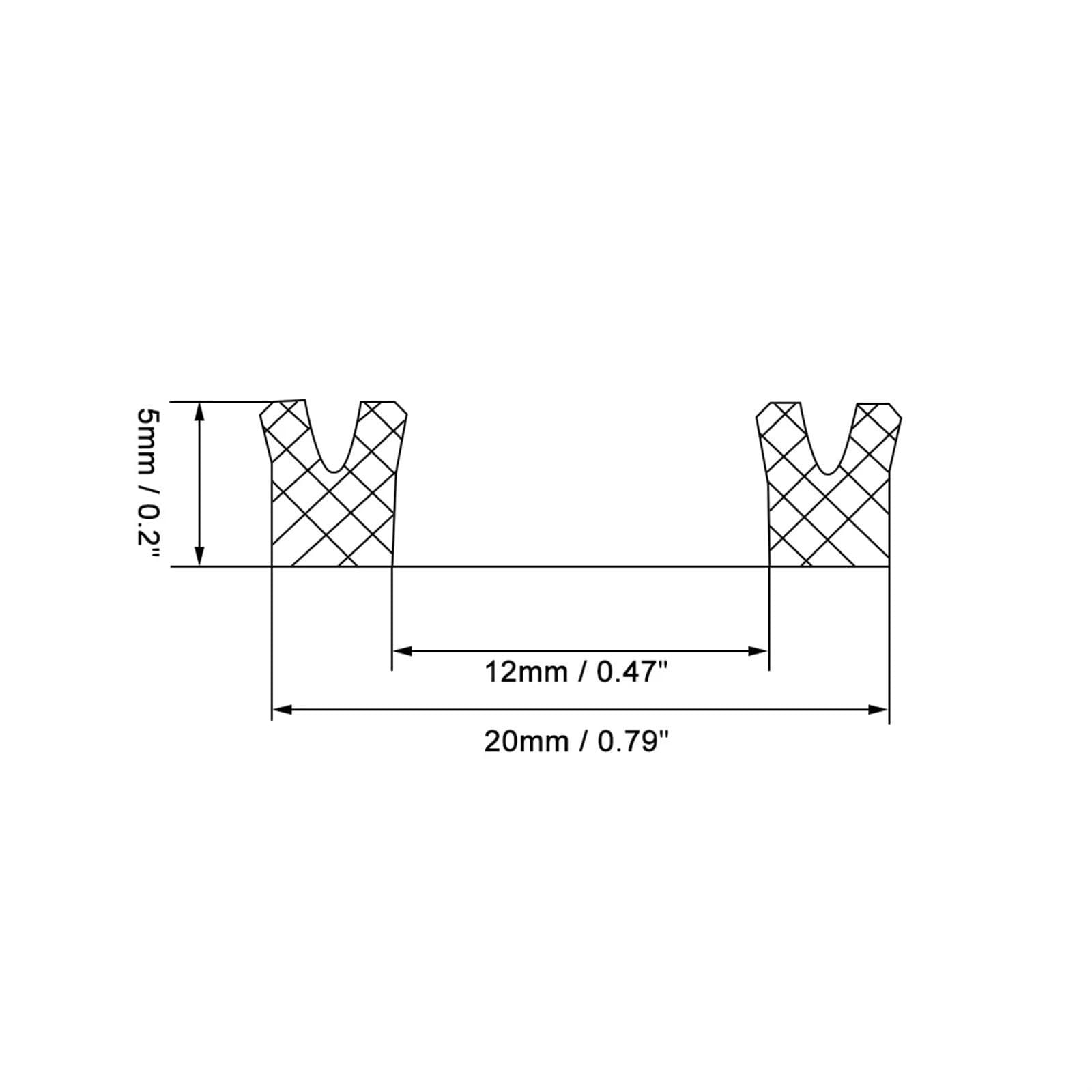 Pierścień uszczelniający 1 szt. 12x20x5mm uszczelnienie hydrauliczne typ wału tłokowego uszczelnienie olejowe O-ring czarna uszczelka pierścienie uszczelniające