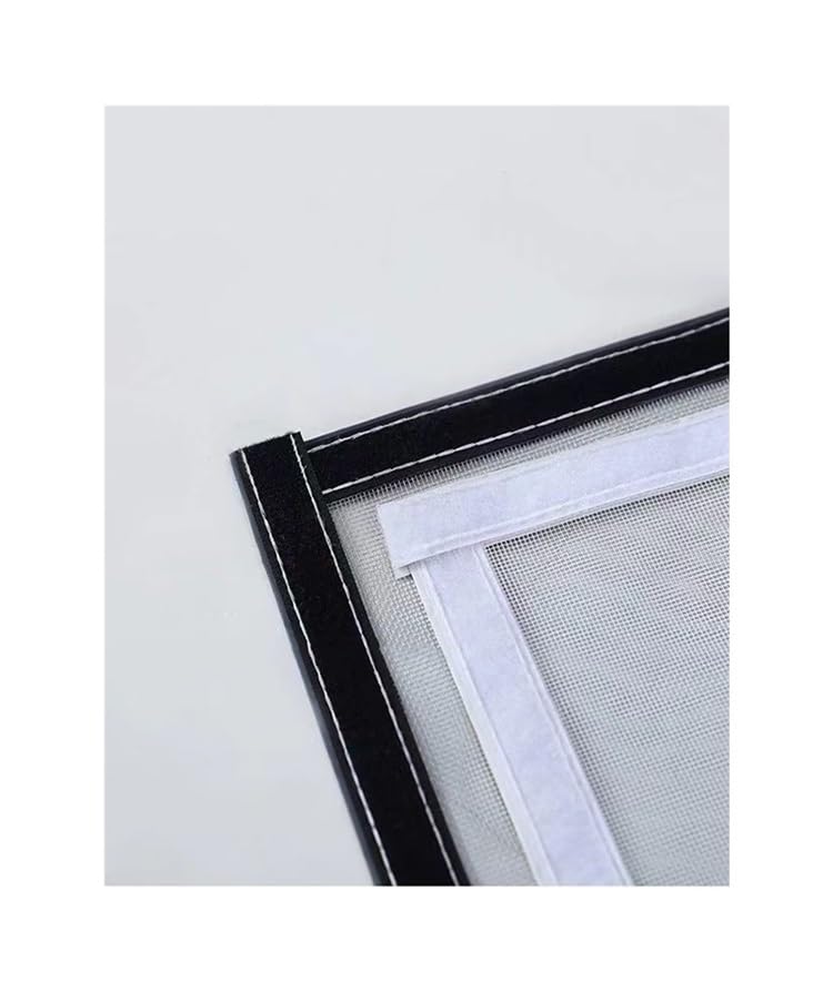 Mosquitera para ventana contra insectos molestos con malla gris de verano 3