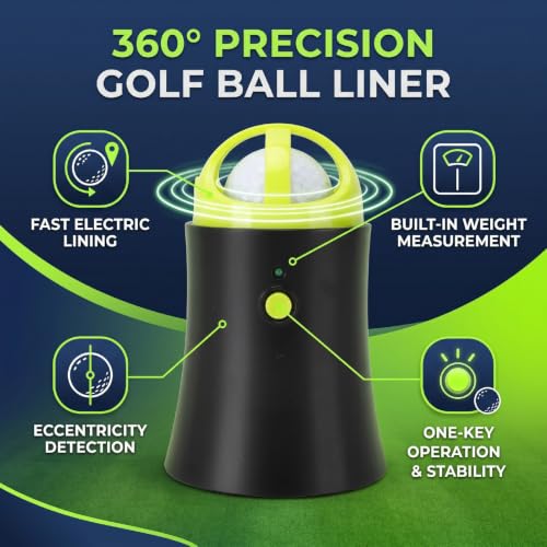 Evite putts fallidos con la herramienta de detección de excentricidad para pelota de golf 4