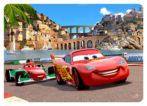 AG Design Disney Cars Lightning McQueen Sets de Table pour Enfants, Sets de Table, Tapis de Manger, Tapis de Peinture, 30 x 42 cm