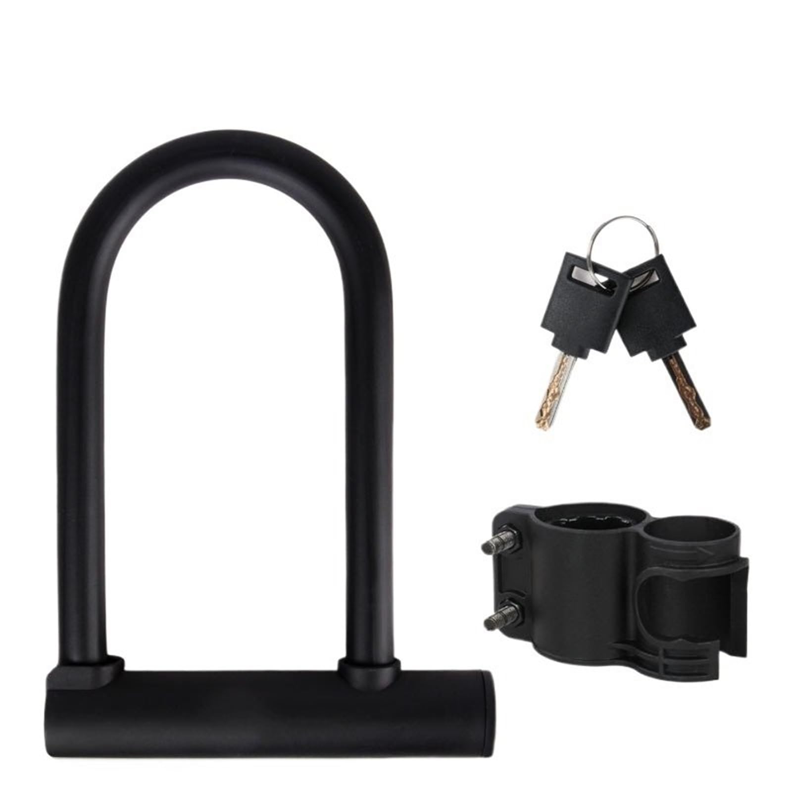 Motorcycle Handlebar Lock Anti Theft Convenient Motorcycle Accessories Security Lock Reinforced with Key U-Shaped Motorbike Lock Security(1)