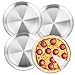WEZVIX 34 cm Pizzablech 4er-Set, Edelstahl Runde Pizzaform Pizza Backblech zum Backen, spülmaschinenfest und Einfach zu Reinigen
