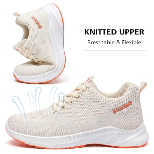 Image of Padgene Womens Sneakers Lightweight Tennis Walking Shoes Sports Running Shoes for Woman Mesh Breathable Gym Fashion Sneakers Athletic Comfortable Casual