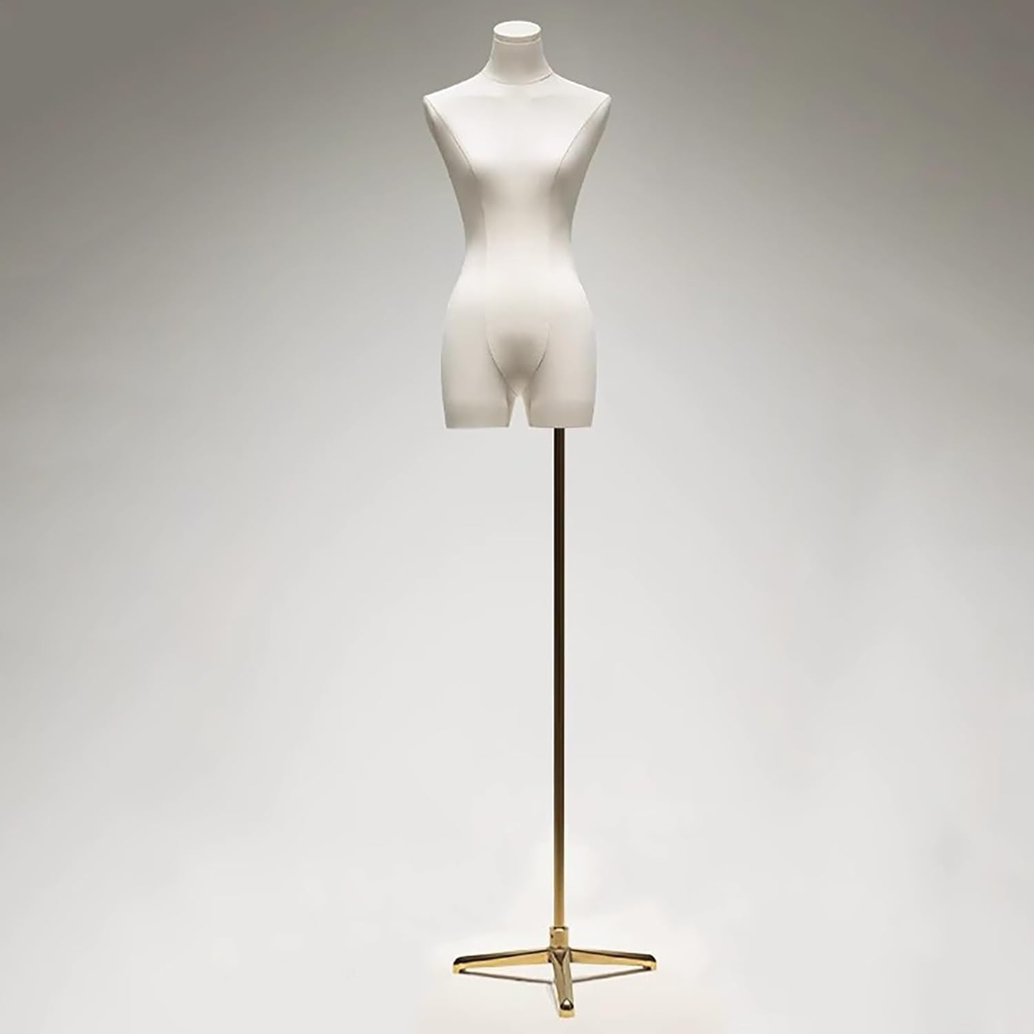 CONGRUI Clothes Mannequin, Style Female Dress Form with Adjustable Stand, Manikin Torso Showcase for Store Window, Boutique or Fashion(Gold)