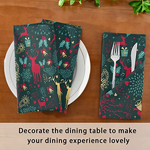 Serviettes de table lavables et réutilisables en polyester pour simplifier l'entretien