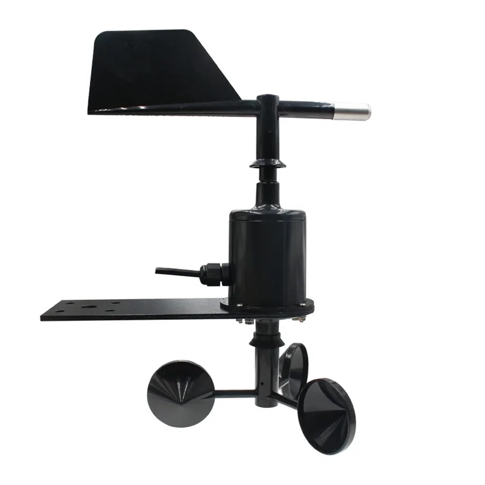 XM8189 Polycarbon Windgeschwindigkeit und Windrichtung Integrierter Sensor Turmdrehkran Hochpräzises Dreibecher-Anemometer(RS485)