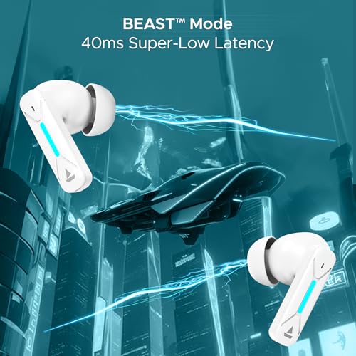 boAt Immortal Airspeed Pro White Earbuds - Image 5