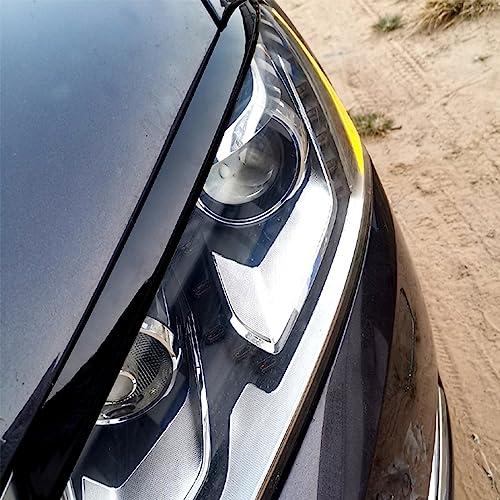 Rénovez le style phares avant Passat B7 couverture noir