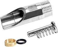 Vista 4 de 1/2 "NPT Pig Pig Alimentador de agua de acero inoxidable automático bebedor de agua con conector de tanque de agua de mamparo